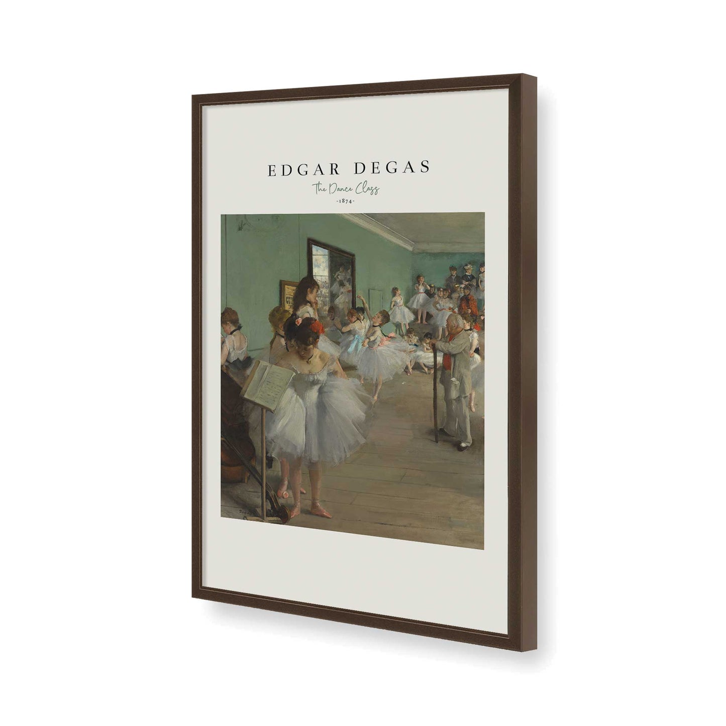 [Color:Belvinder Brown], Picture of art in a Belvinder Brown frame of the corner