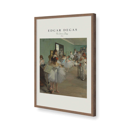 [Color:Walnut], Picture of art in a Walnut frame of the corner