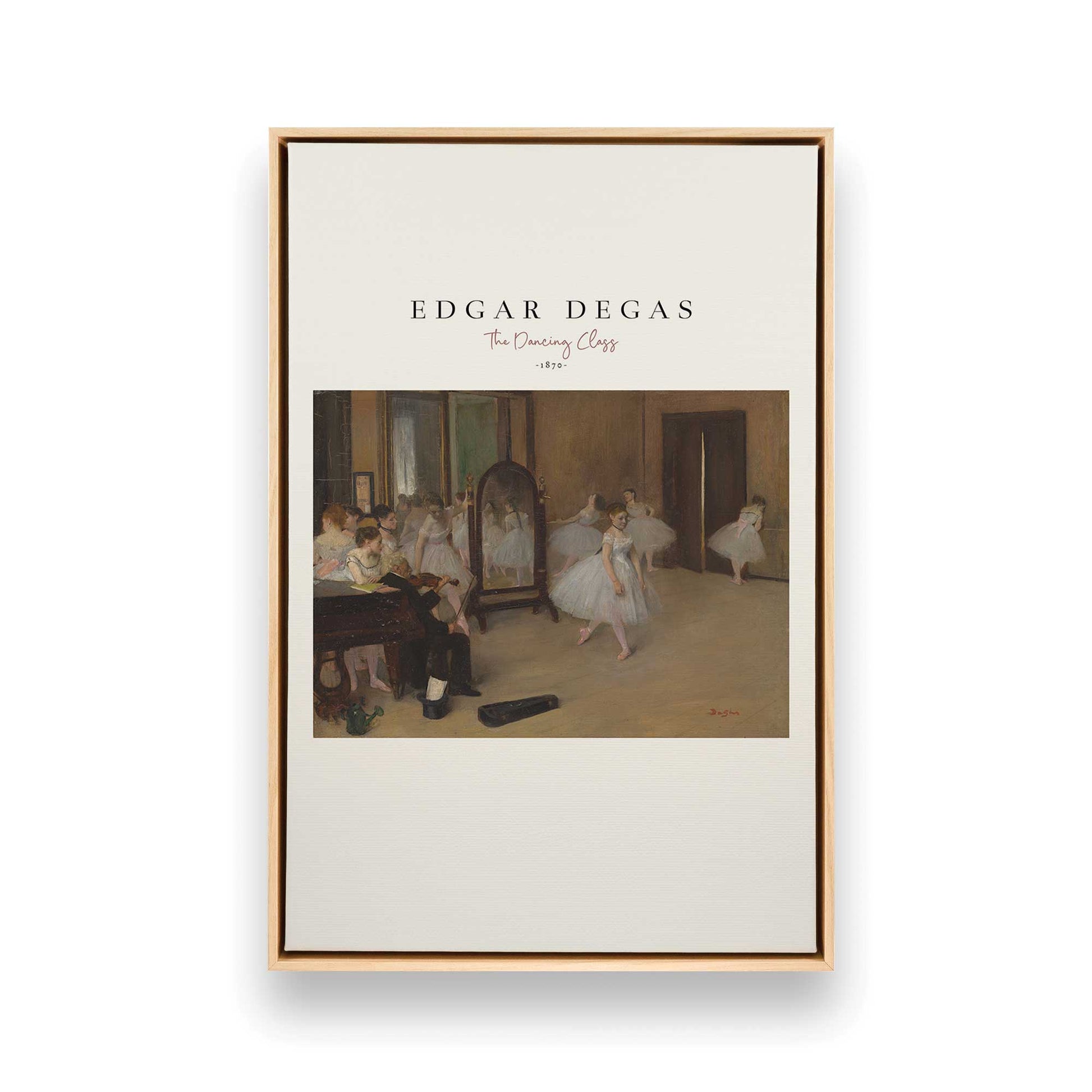 [Color:American Maple], Picture of art in a American Maple frame