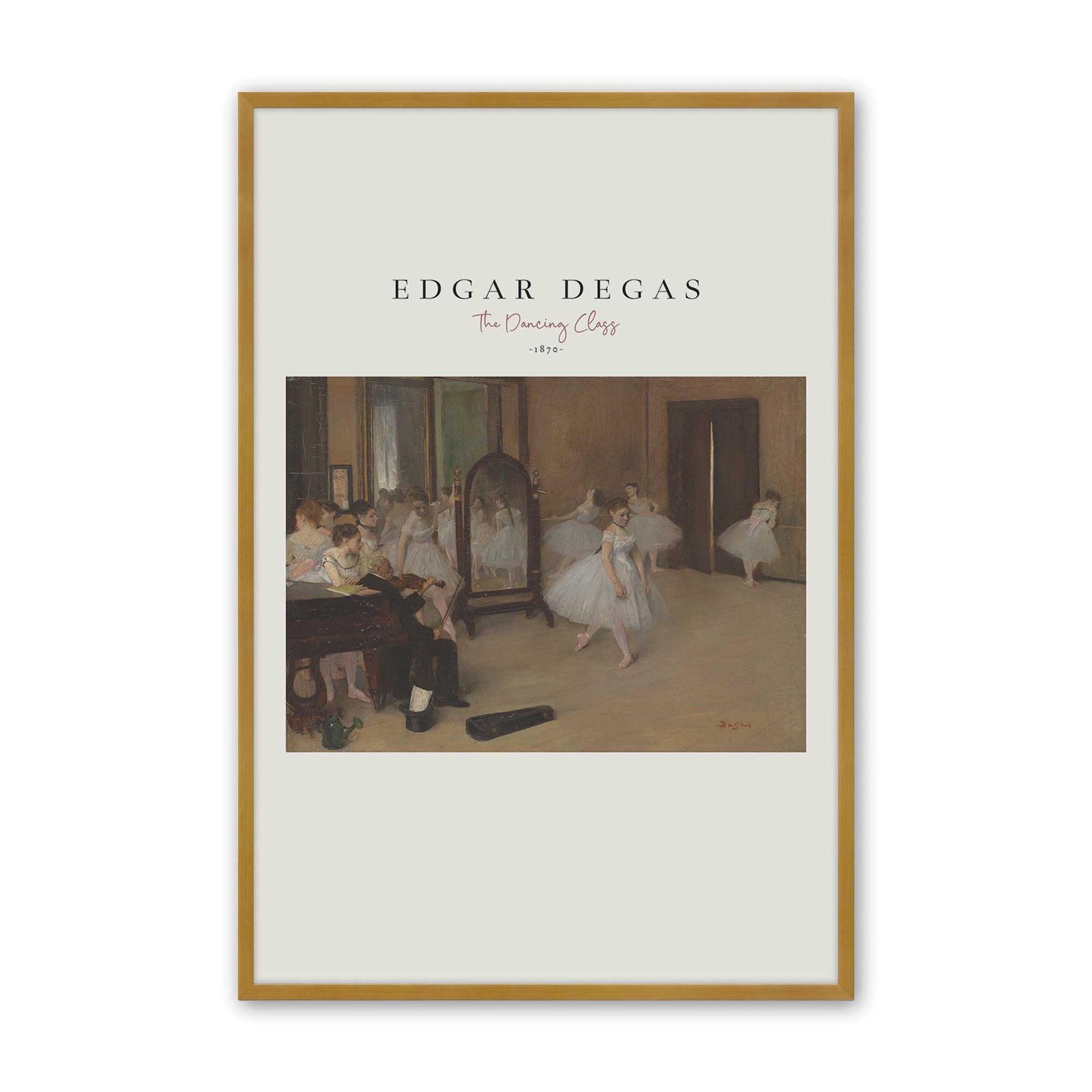 [Color:Polished Gold], Picture of art in a Polished Gold frame