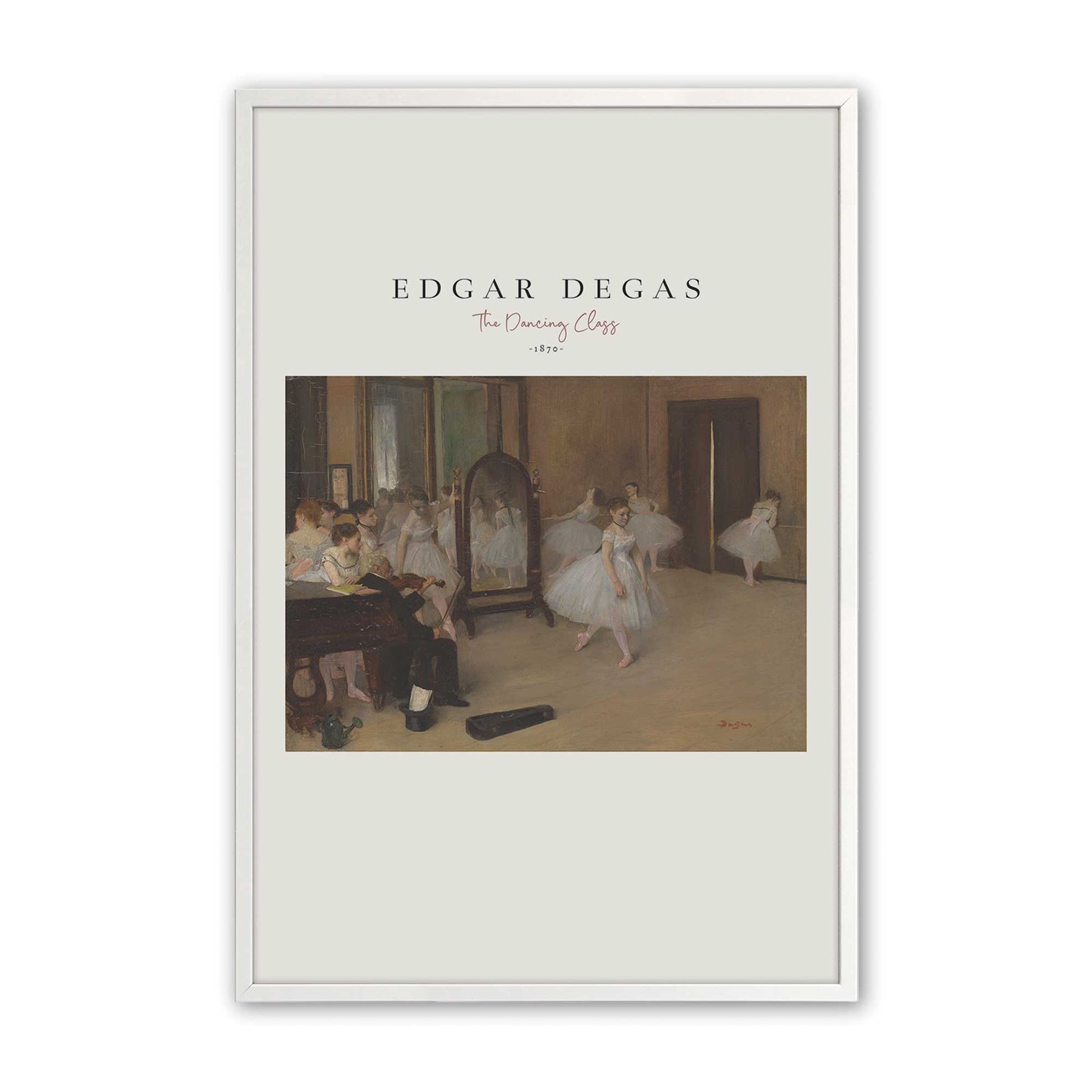 [Color:Opaque White], Picture of art in a Opaque White frame