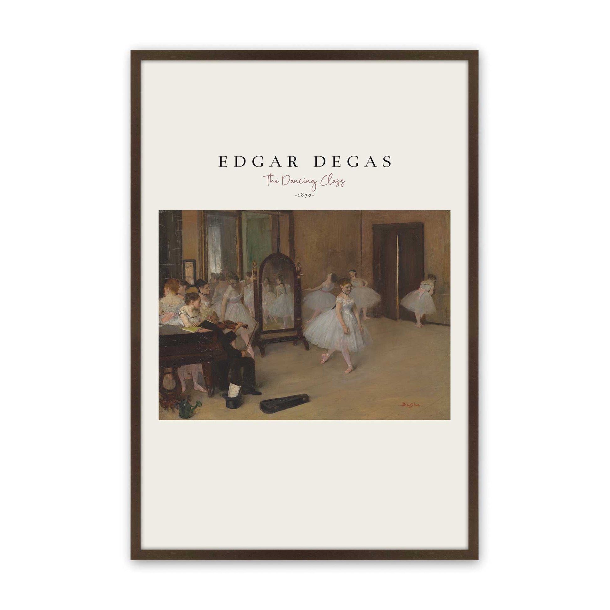 [Color:Belvinder Brown], Picture of art in a Belvinder Brown frame