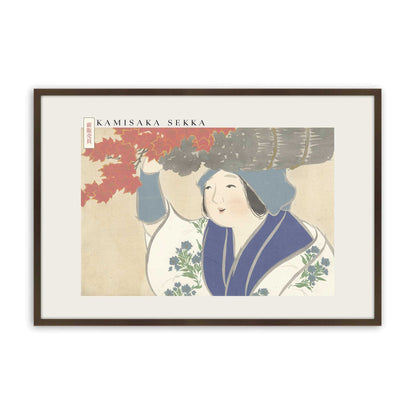 [Color:Belvinder Brown], Picture of art in a Belvinder Brown frame