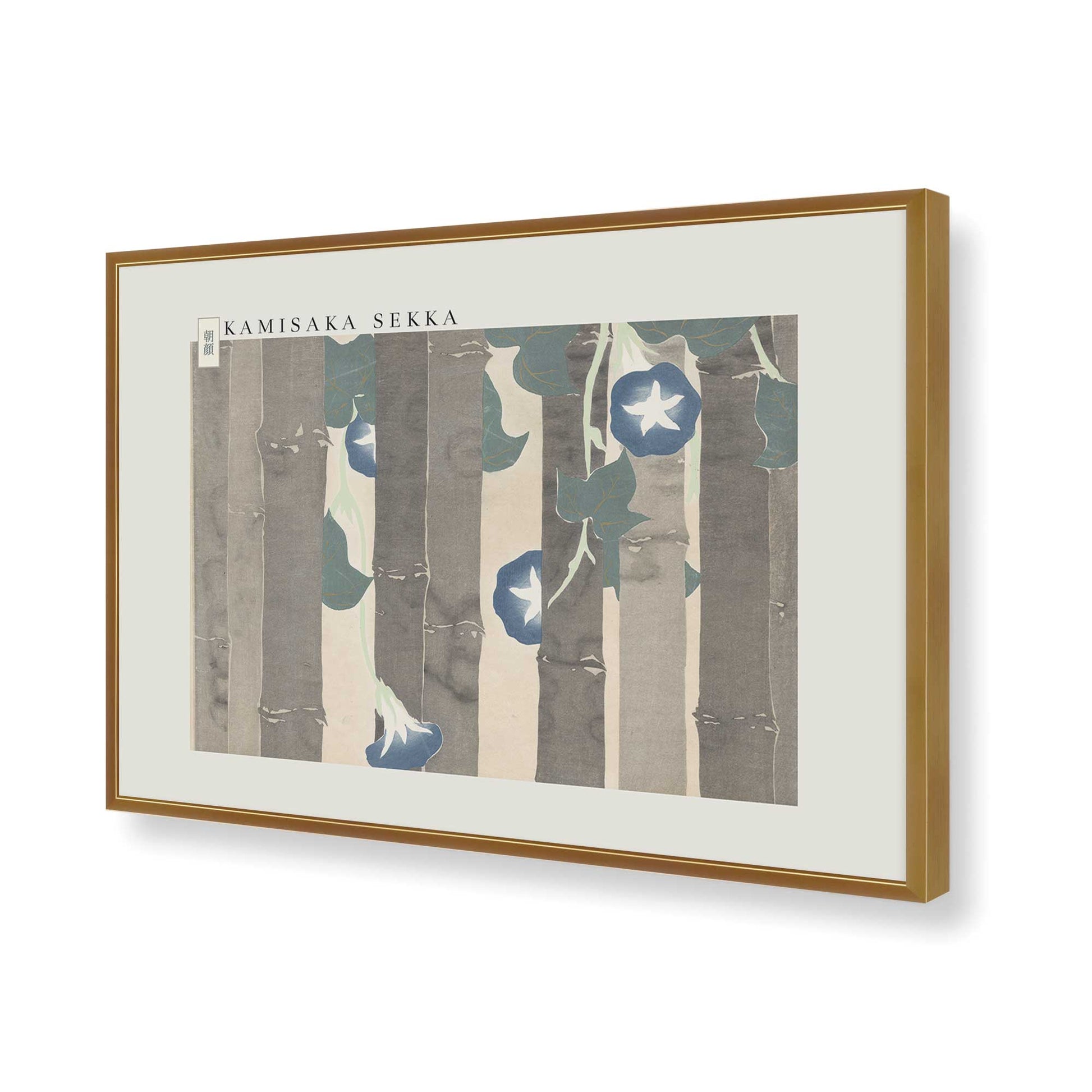 [Color:Polished Gold], Picture of art in a Polished Gold frame of the corner