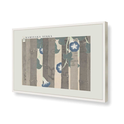 [Color:Opaque White], Picture of art in a Opaque White frame of the corner