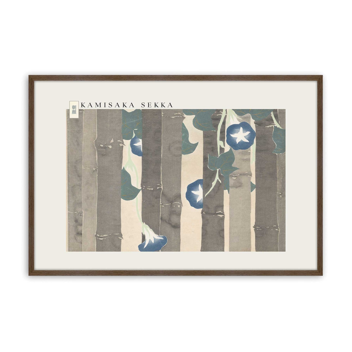 [Color:Walnut], Picture of art in a Walnut frame