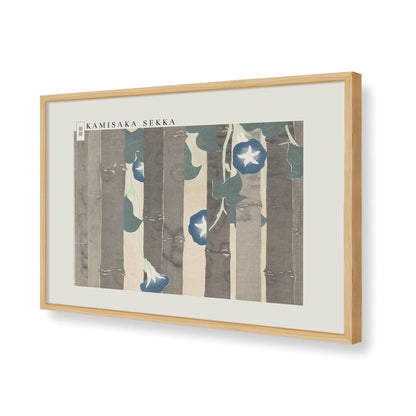 [Color:American Maple], Picture of art in a American Maple frame of the corner