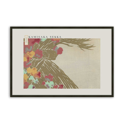 [Color:Satin Black], Picture of art in a Satin Black frame