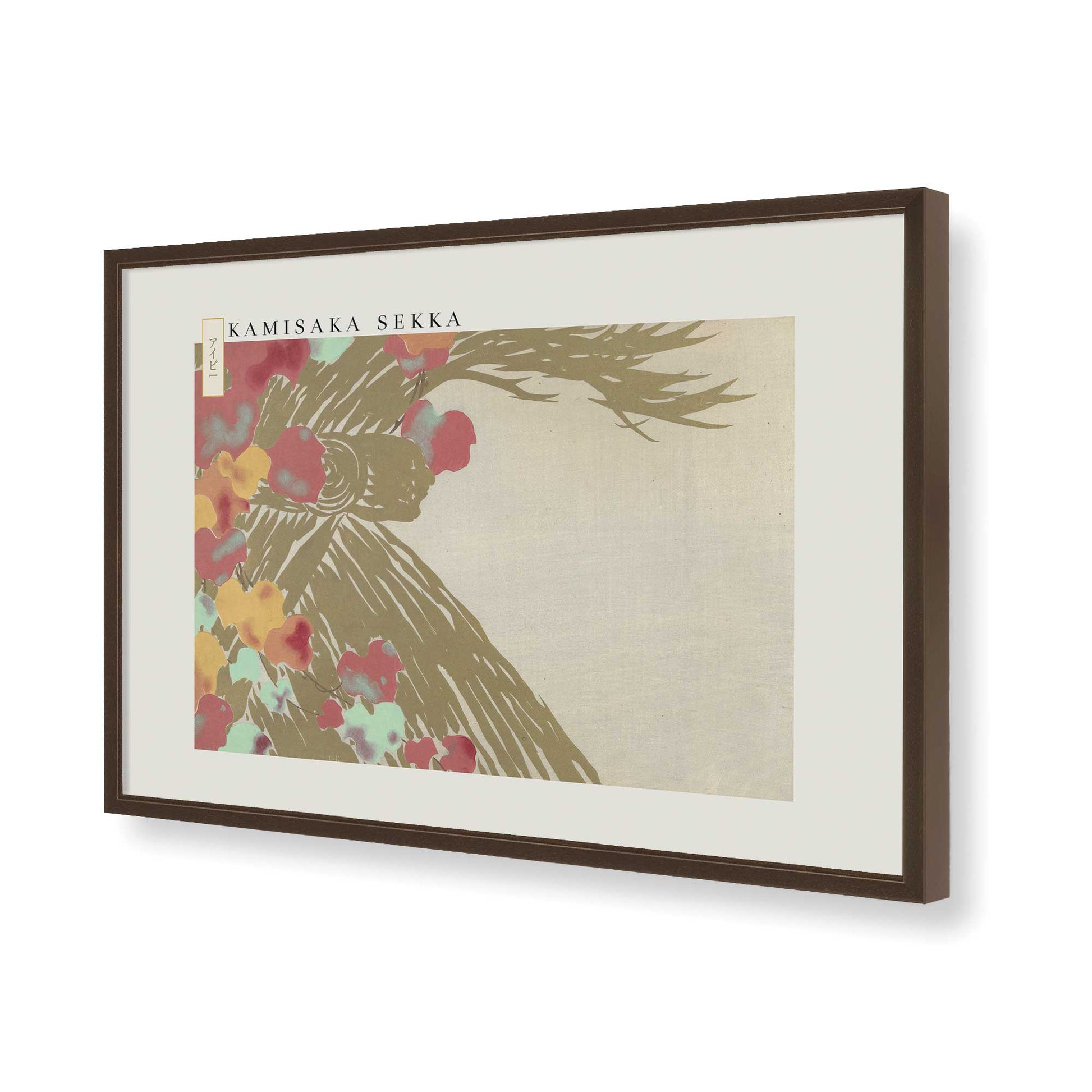 [Color:Belvinder Brown], Picture of art in a Belvinder Brown frame of the corner