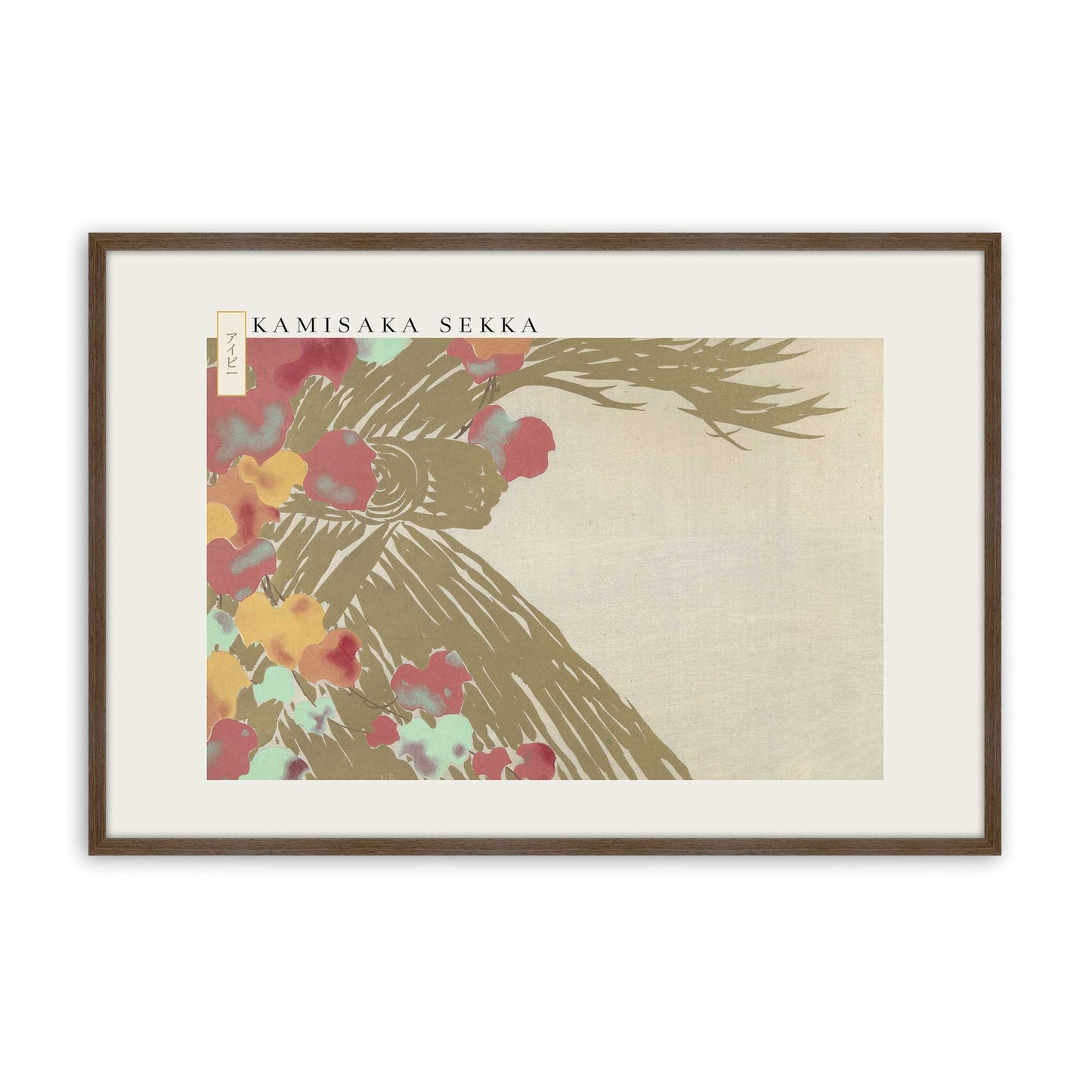 [Color:Walnut], Picture of art in a Walnut frame