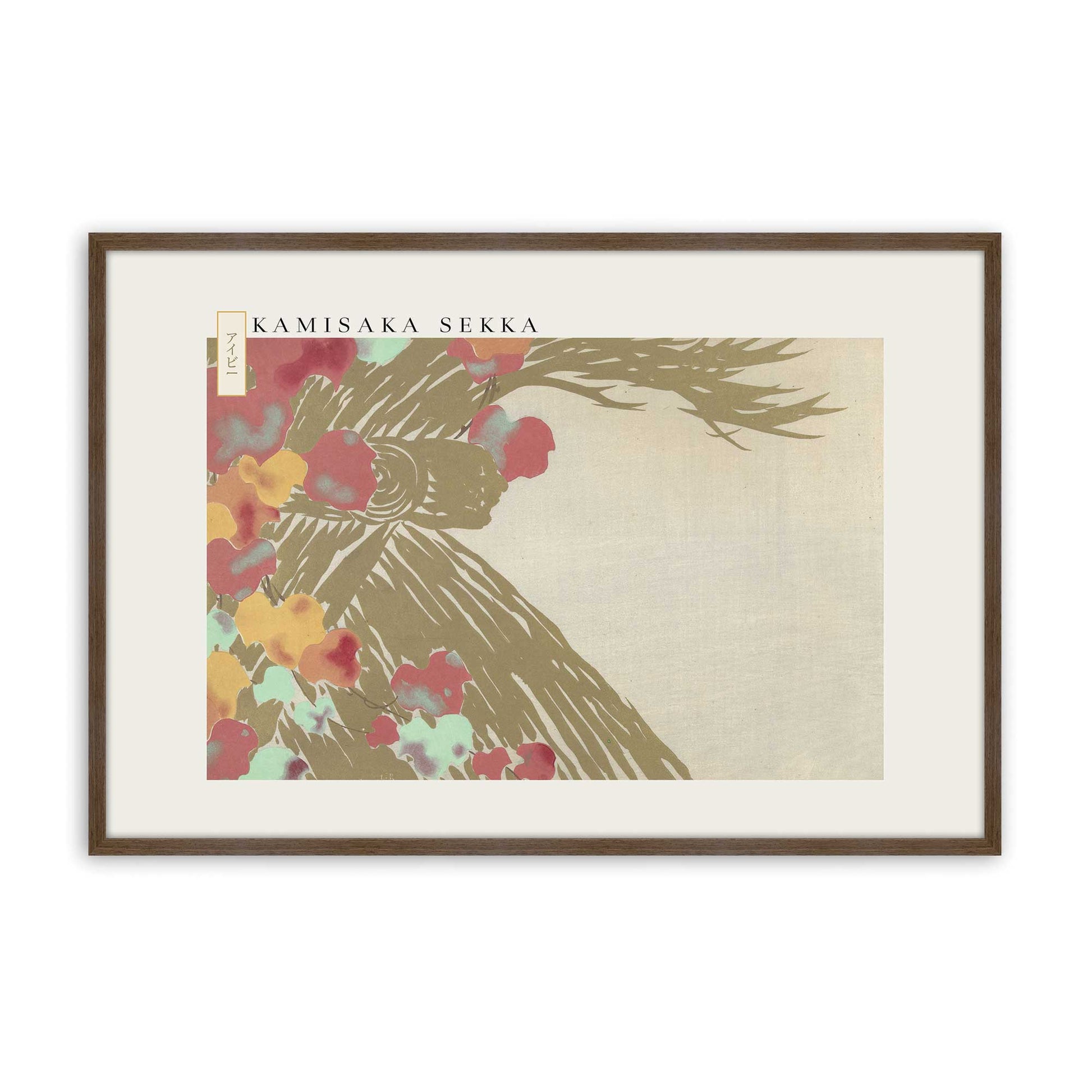 [Color:Walnut], Picture of art in a Walnut frame