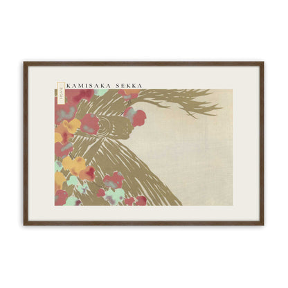 [Color:Walnut], Picture of art in a Walnut frame
