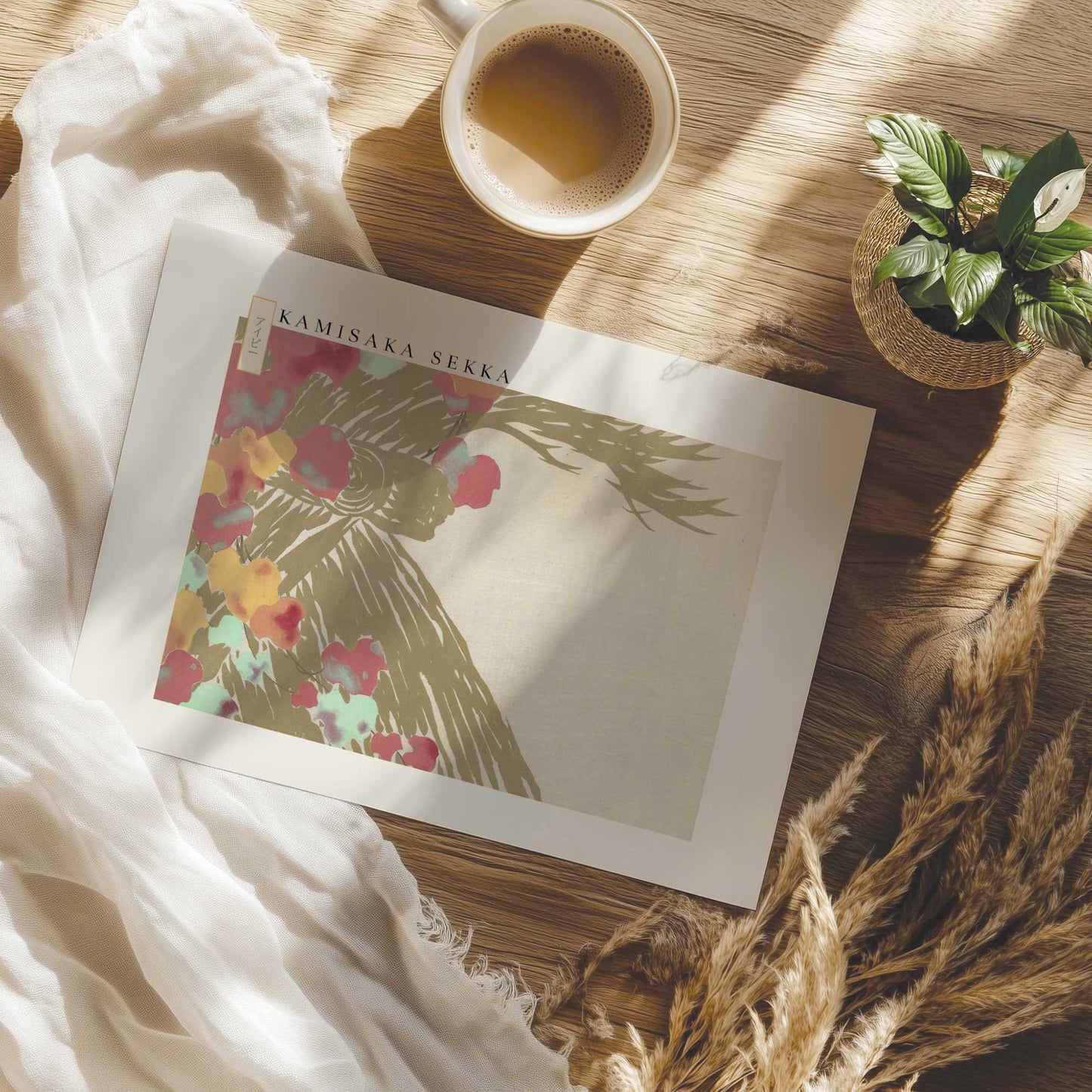 [Color:Rolled Print], Picture of close up of art