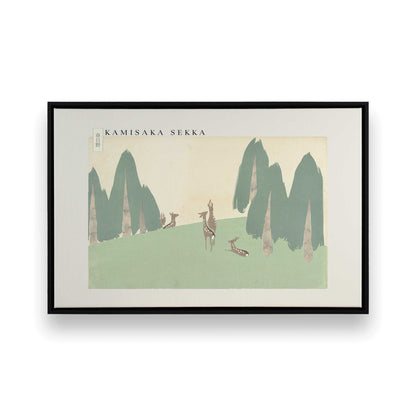 [Color:Satin Black], Picture of art in a Satin Black frame