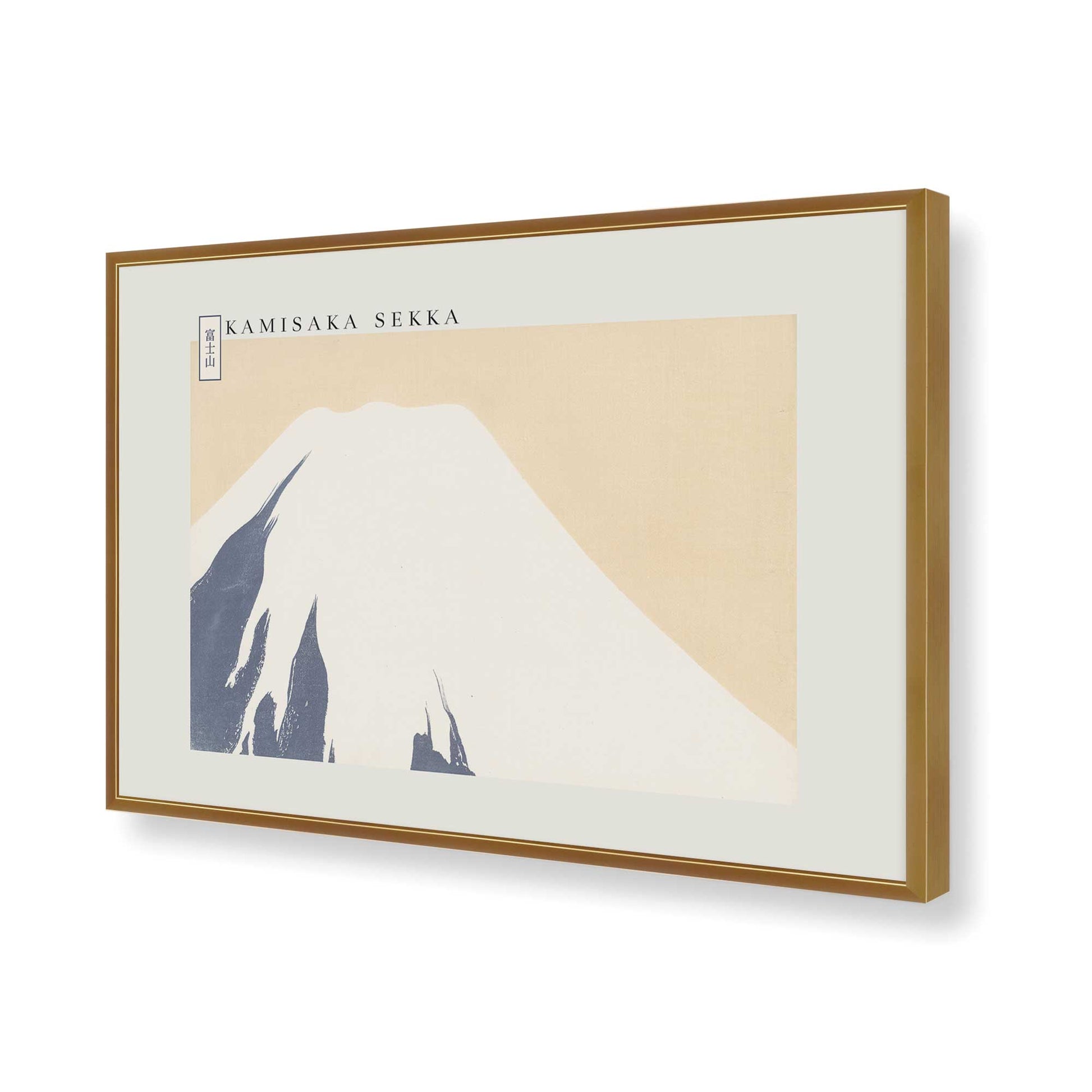 [Color:Polished Gold], Picture of art in a Polished Gold frame of the corner