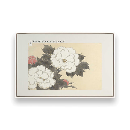 [Color:Opaque White], Picture of art in a White frame