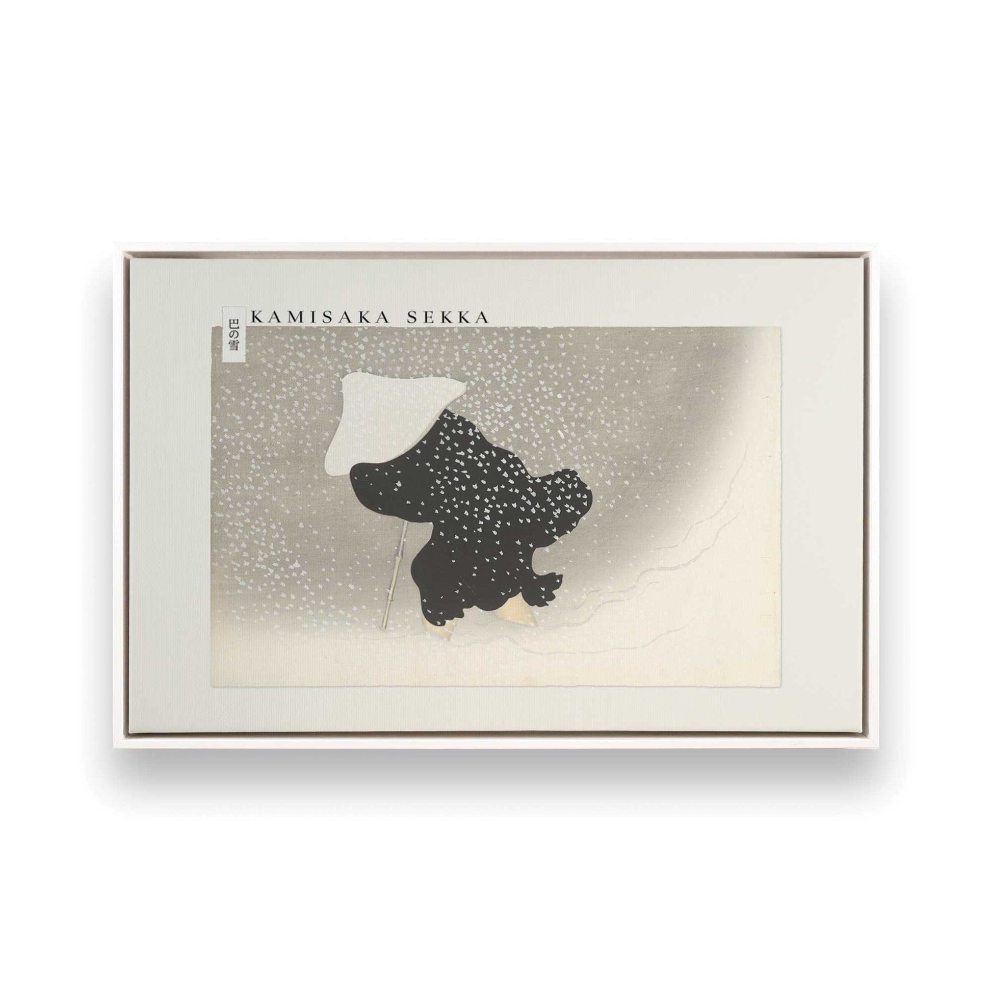 [Color:Opaque White], Picture of art in a White frame