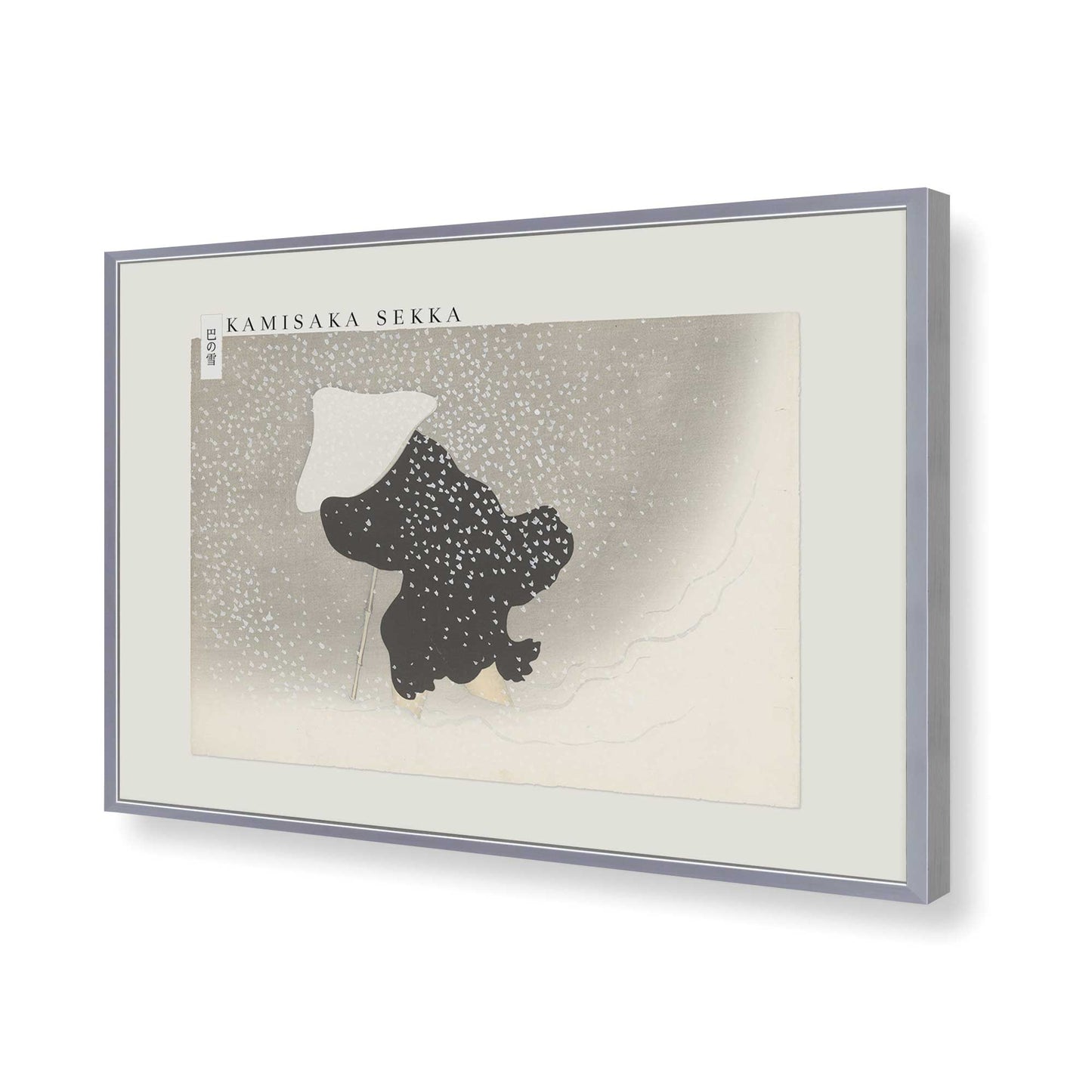 [Color:Polished Chrome], Picture of art in a Polished Chrome frame of the corner