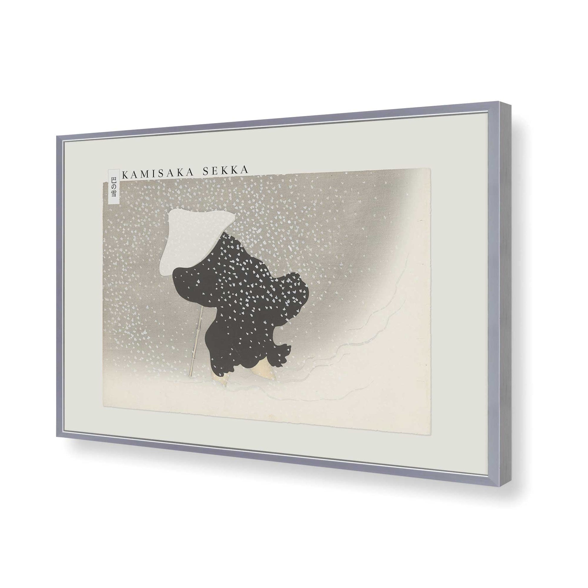 [Color:Polished Chrome], Picture of art in a Polished Chrome frame of the corner