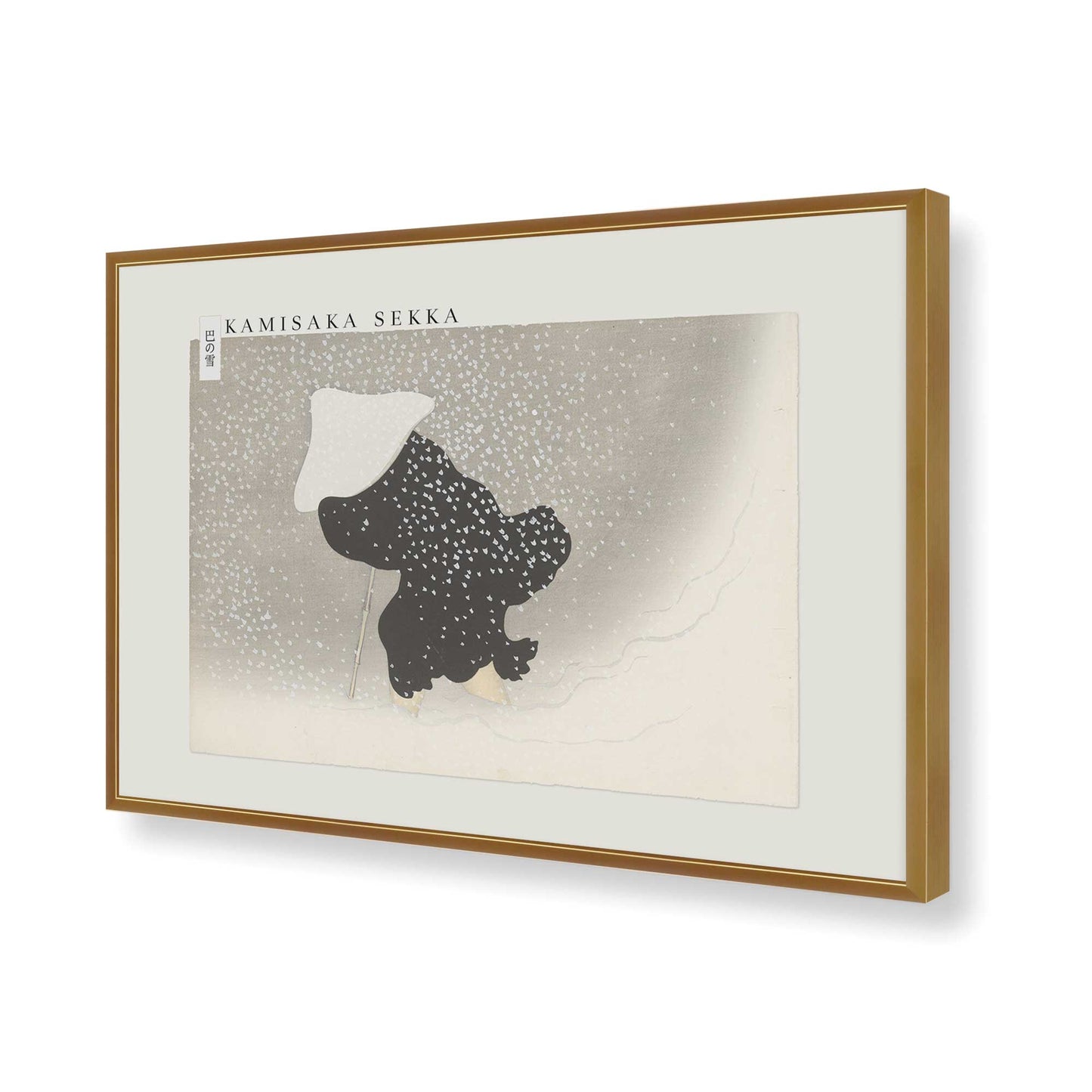 [Color:Polished Gold], Picture of art in a Polished Gold frame of the corner