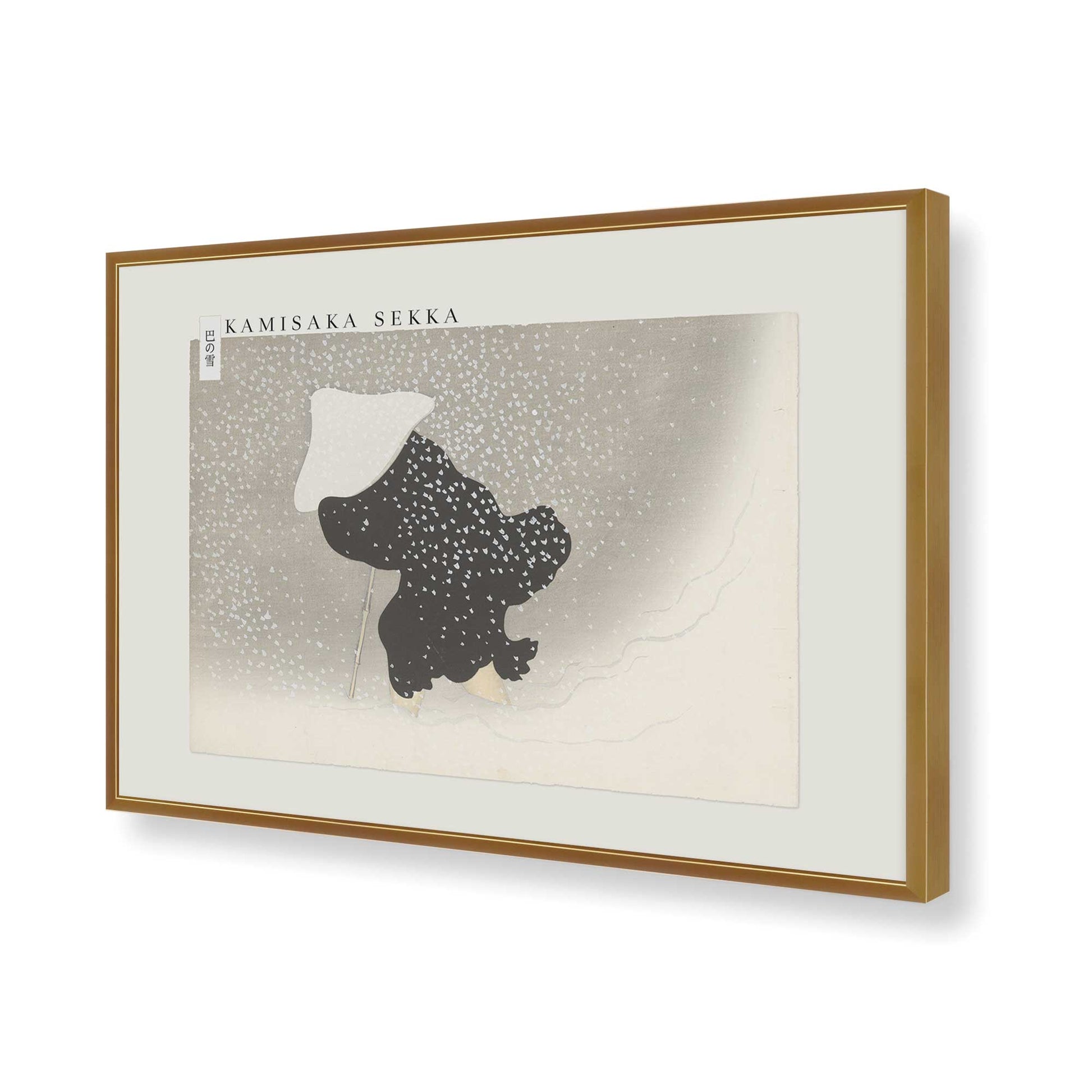 [Color:Polished Gold], Picture of art in a Polished Gold frame of the corner