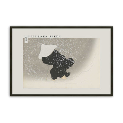 [Color:Satin Black], Picture of art in a Satin Black frame