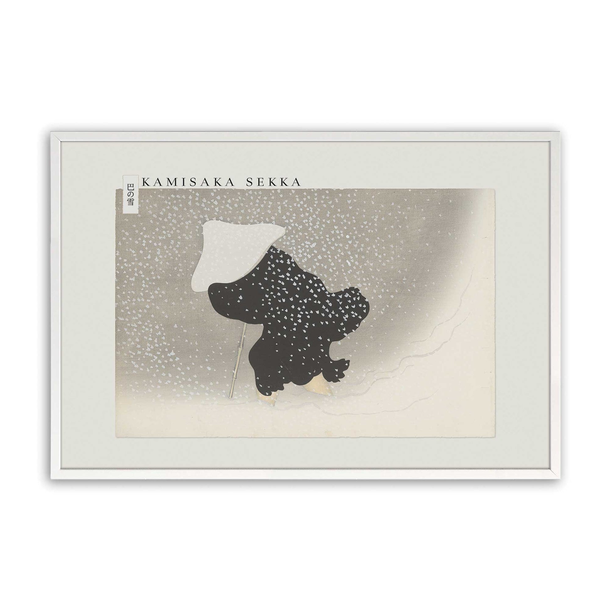[Color:Opaque White], Picture of art in a Opaque White frame