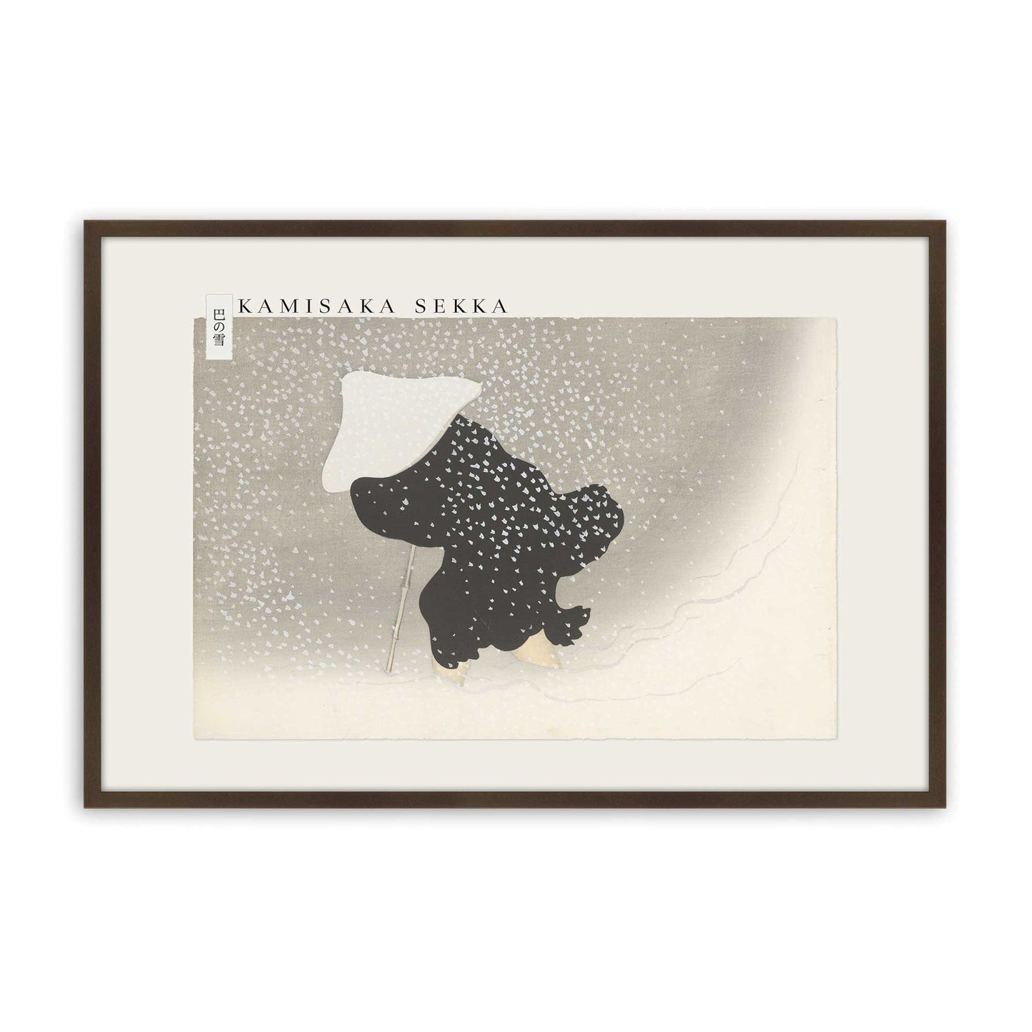 [Color:Belvinder Brown], Picture of art in a Belvinder Brown frame