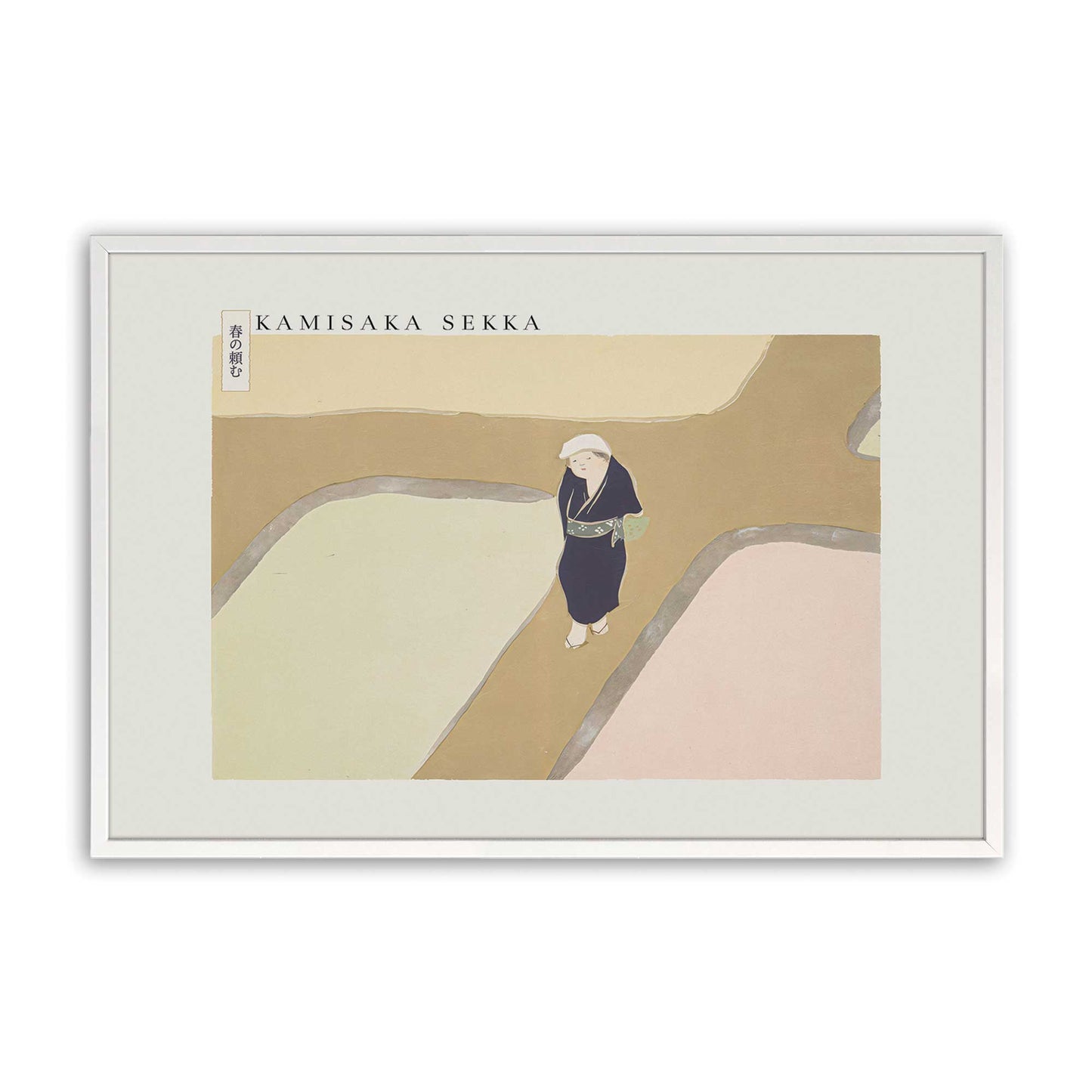 [Color:Opaque White], Picture of art in a Opaque White frame