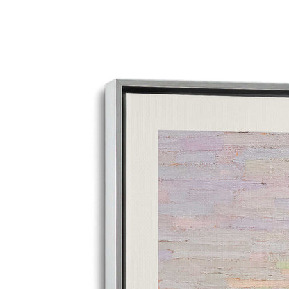 [Color:Polished Chrome], Picture of art in a Polished Chrome frame at an angle