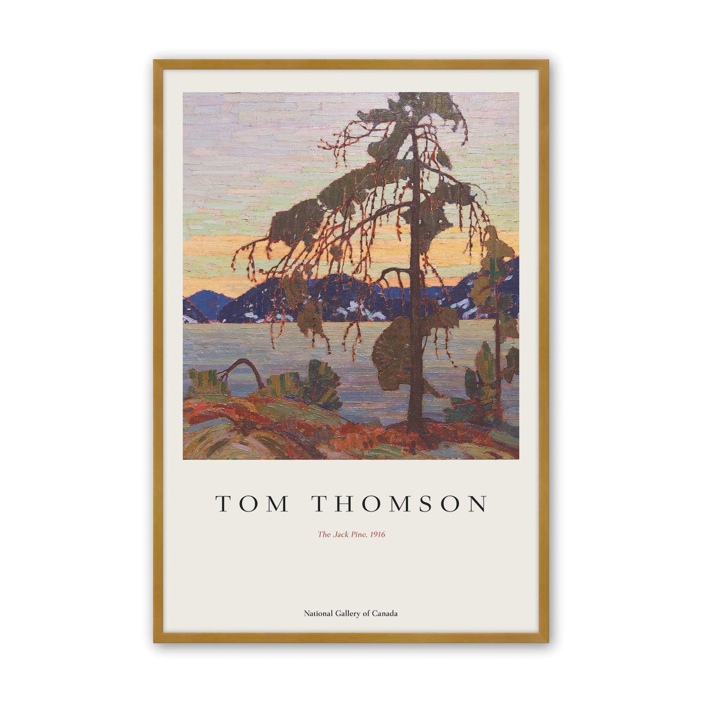 [Color:Polished Gold], Picture of art in a Polished Gold frame
