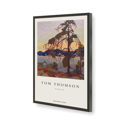 [Color:Satin Black], Picture of art in a Satin Black frame of the corner