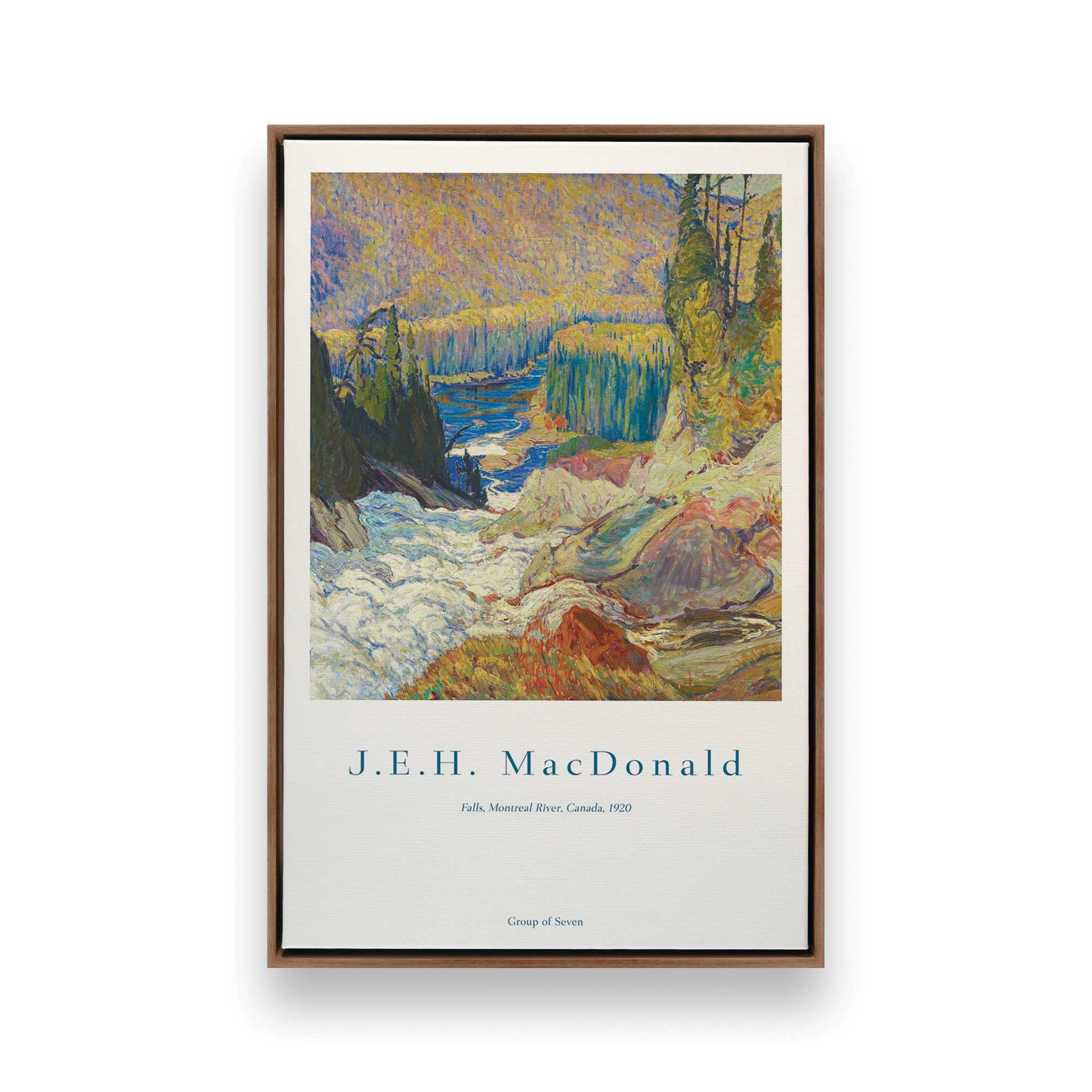[Color:Walnut], Picture of art in a Walnut frame