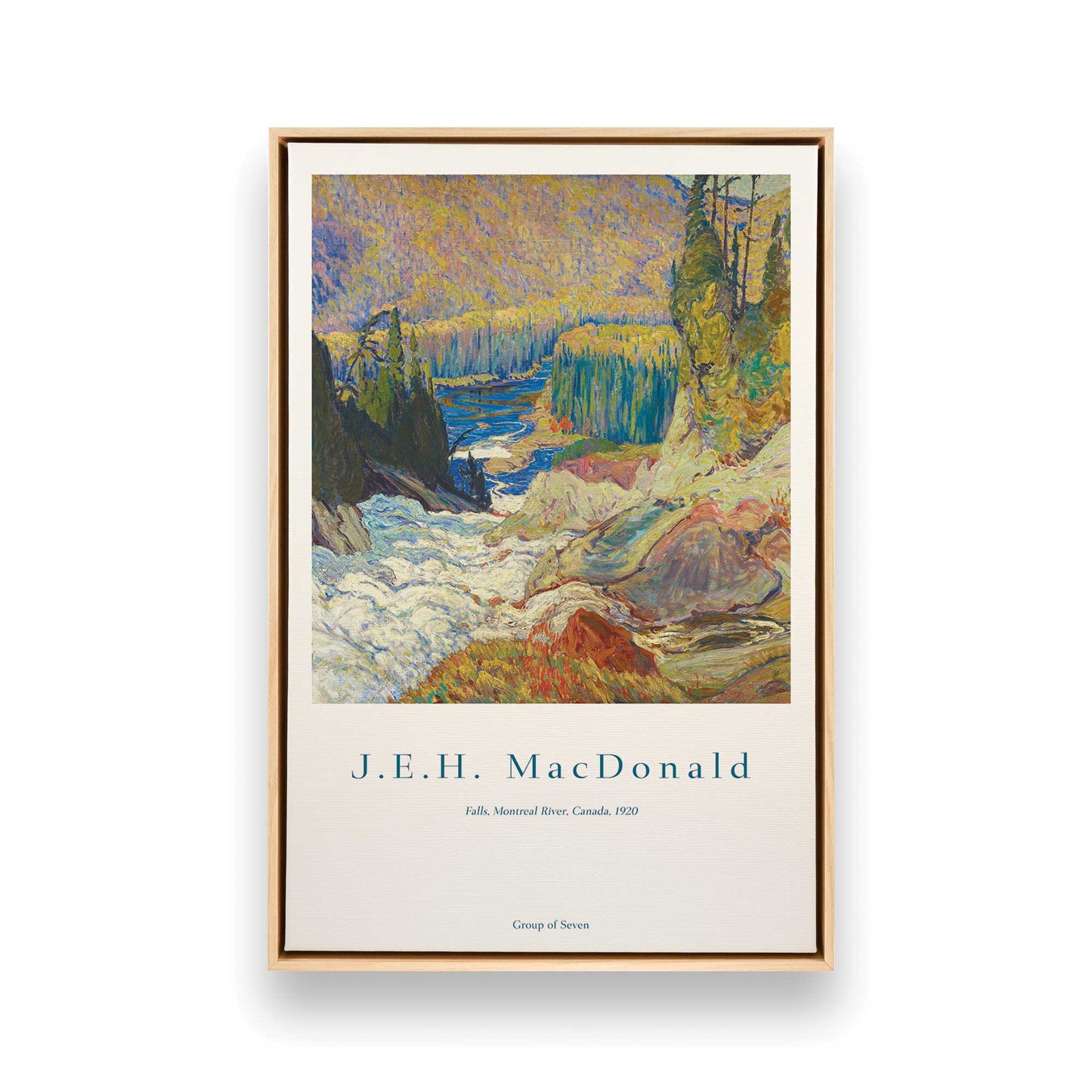 [Color:American Maple], Picture of art in a American Maple frame