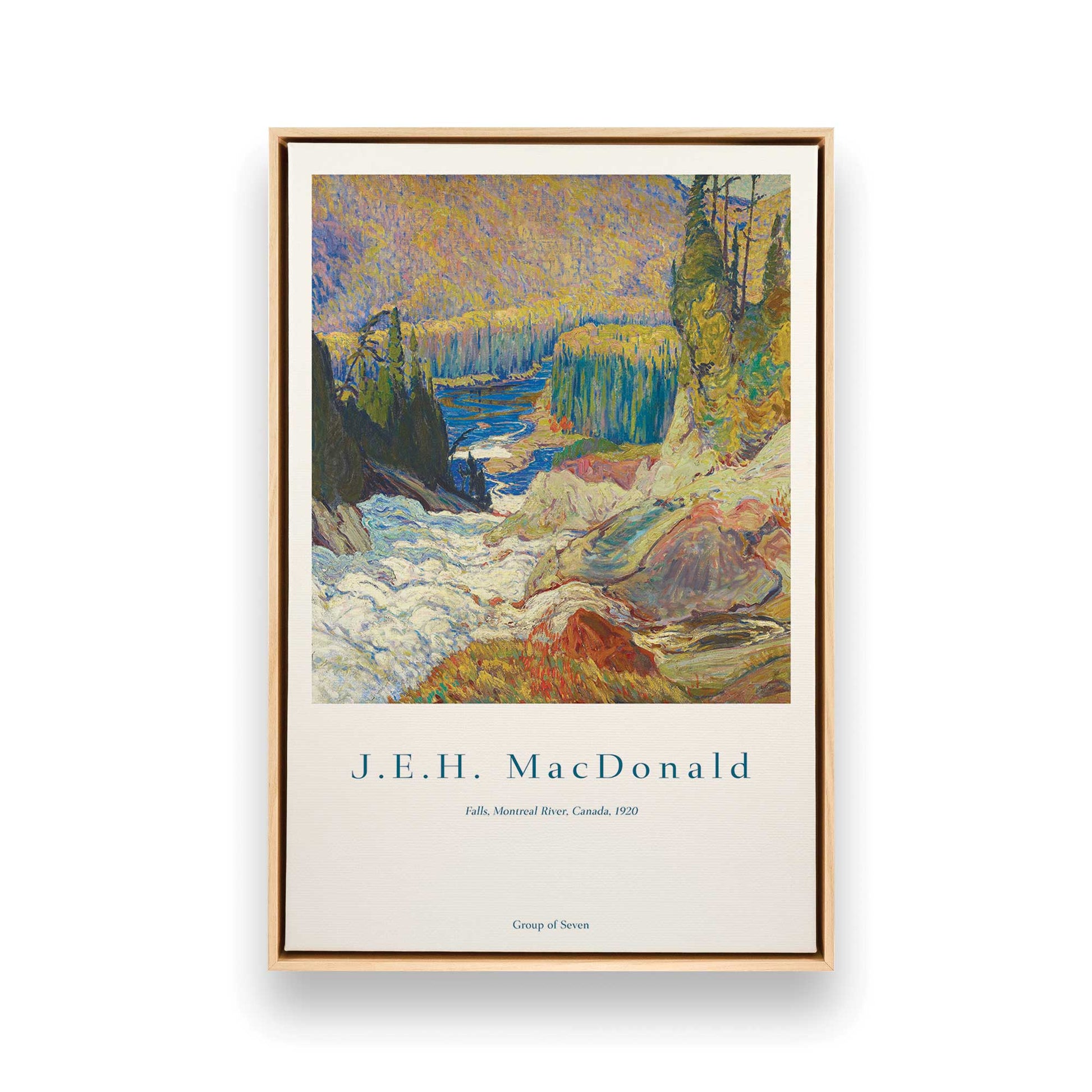 [Color:American Maple], Picture of art in a American Maple frame