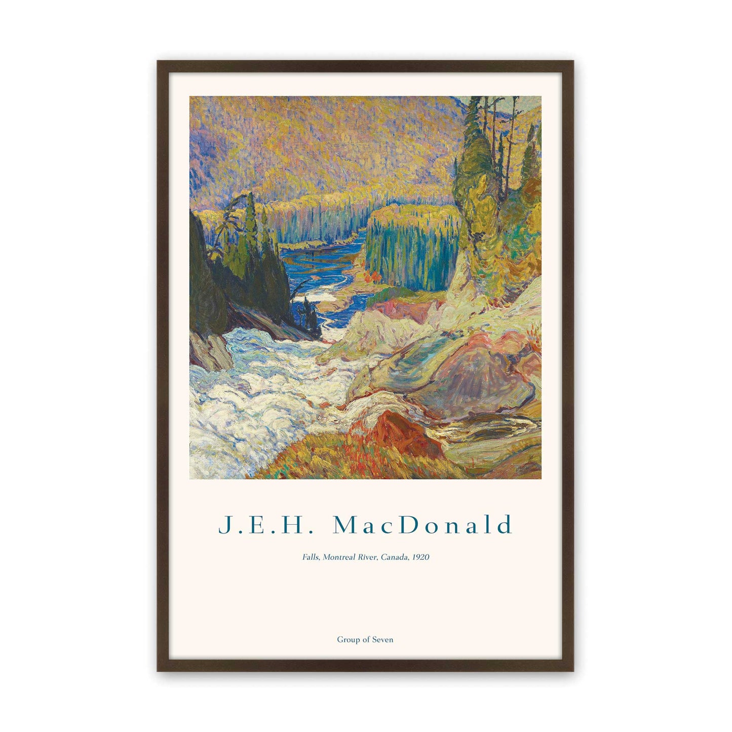 [Color:Belvinder Brown], Picture of art in a Belvinder Brown frame