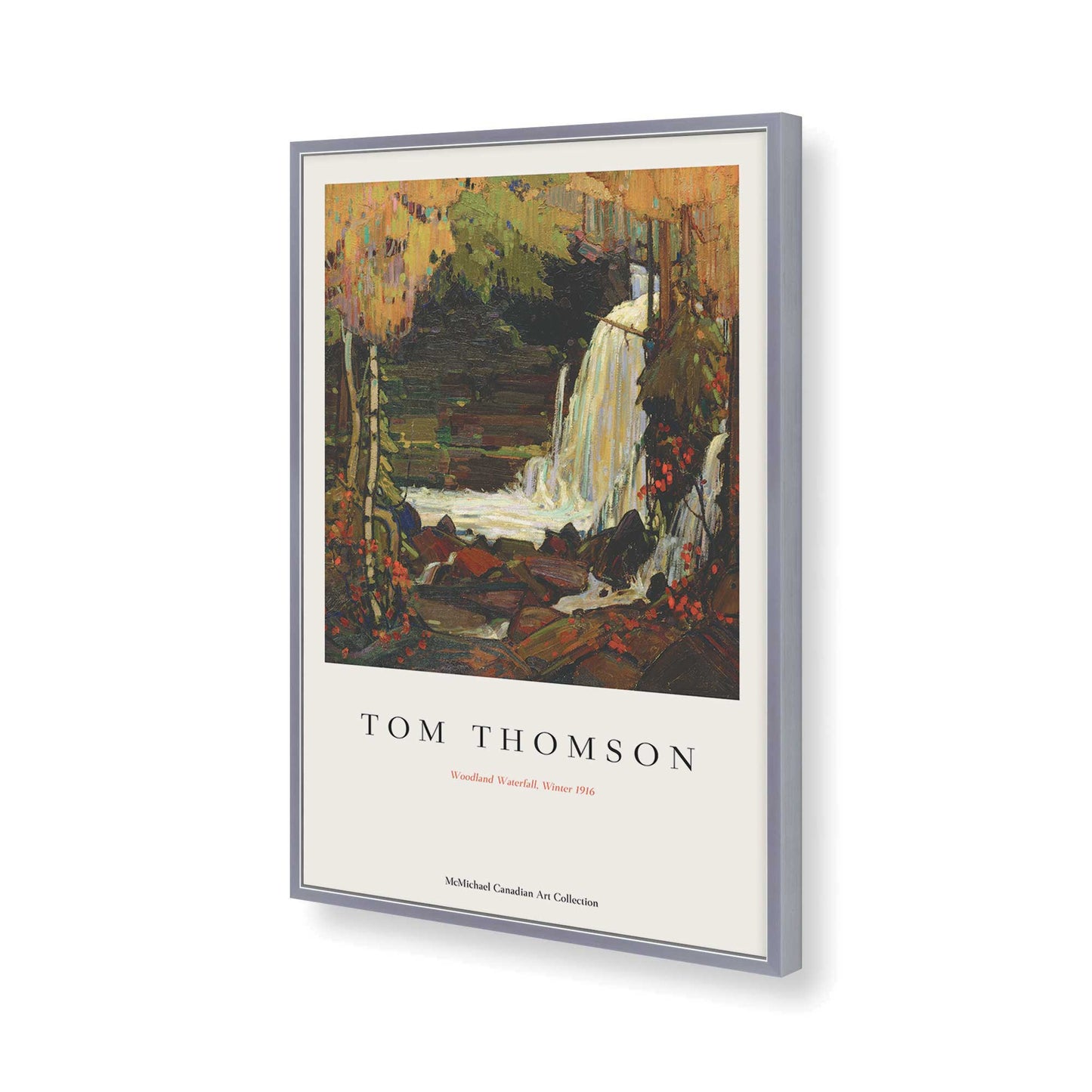 [Color:Polished Chrome], Picture of art in a Polished Chrome frame of the corner