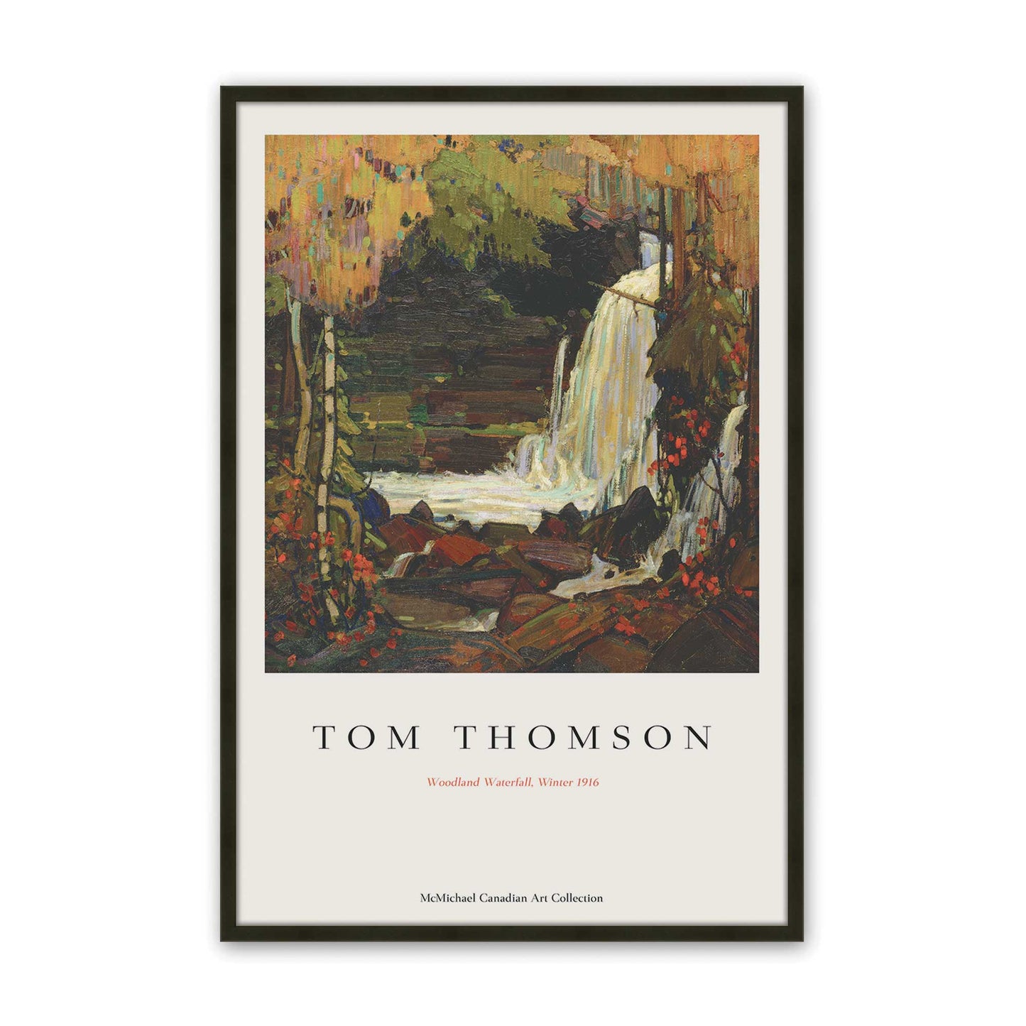 [Color:Satin Black], Picture of art in a Satin Black frame
