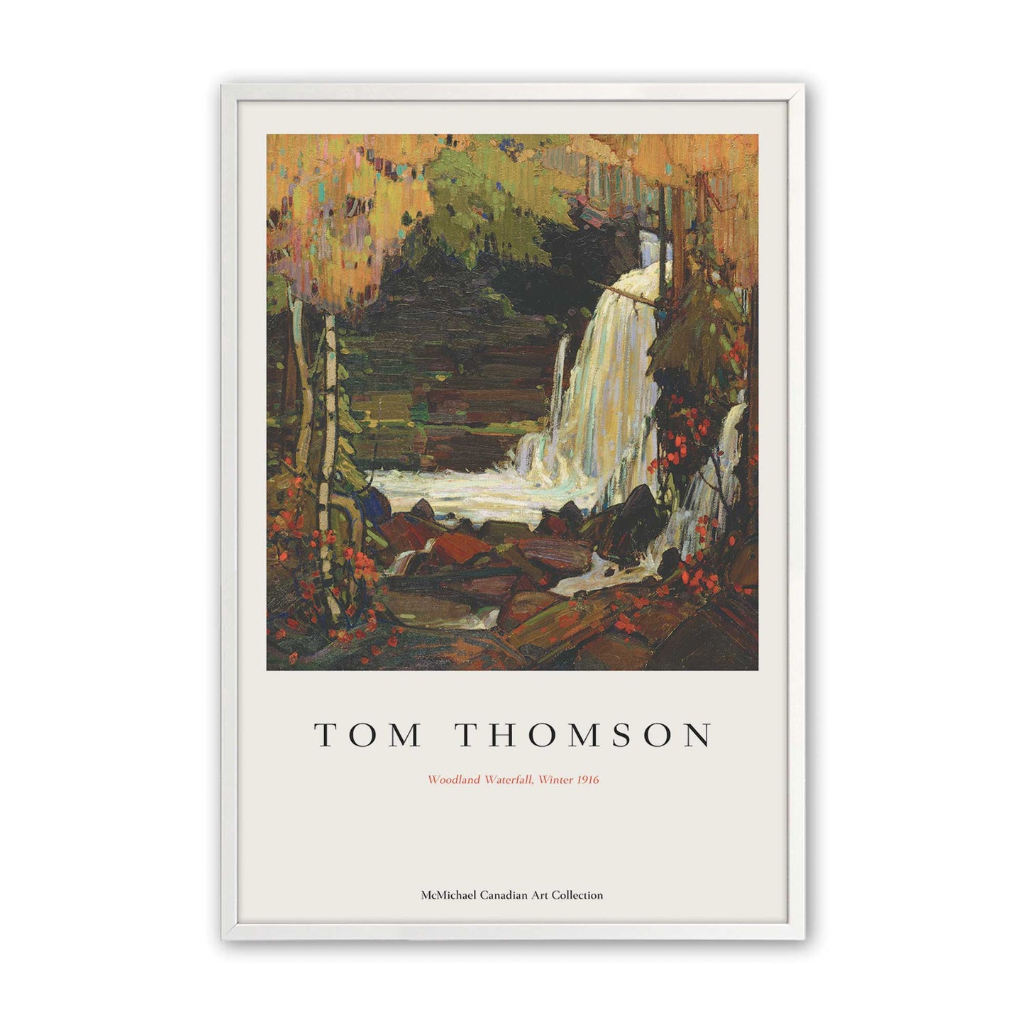 [Color:Opaque White], Picture of art in a Opaque White frame