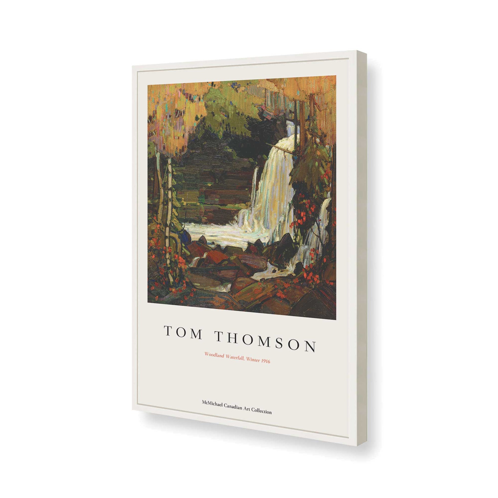 [Color:Opaque White], Picture of art in a Opaque White frame of the corner