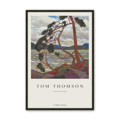 [Color:Satin Black], Picture of art in a Satin Black frame