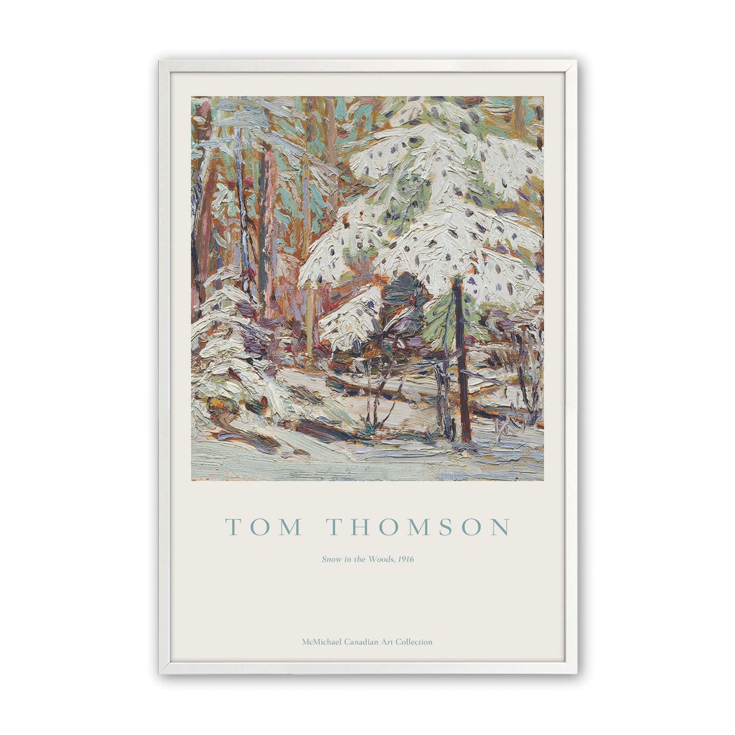 [Color:Opaque White], Picture of art in a Opaque White frame