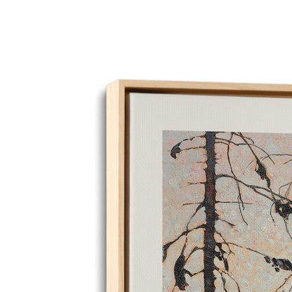 [Color:American Maple], Picture of art in a American Maple frame at an angle