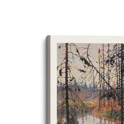 [Color:Stretched Canvas], Picture of the corner of the art