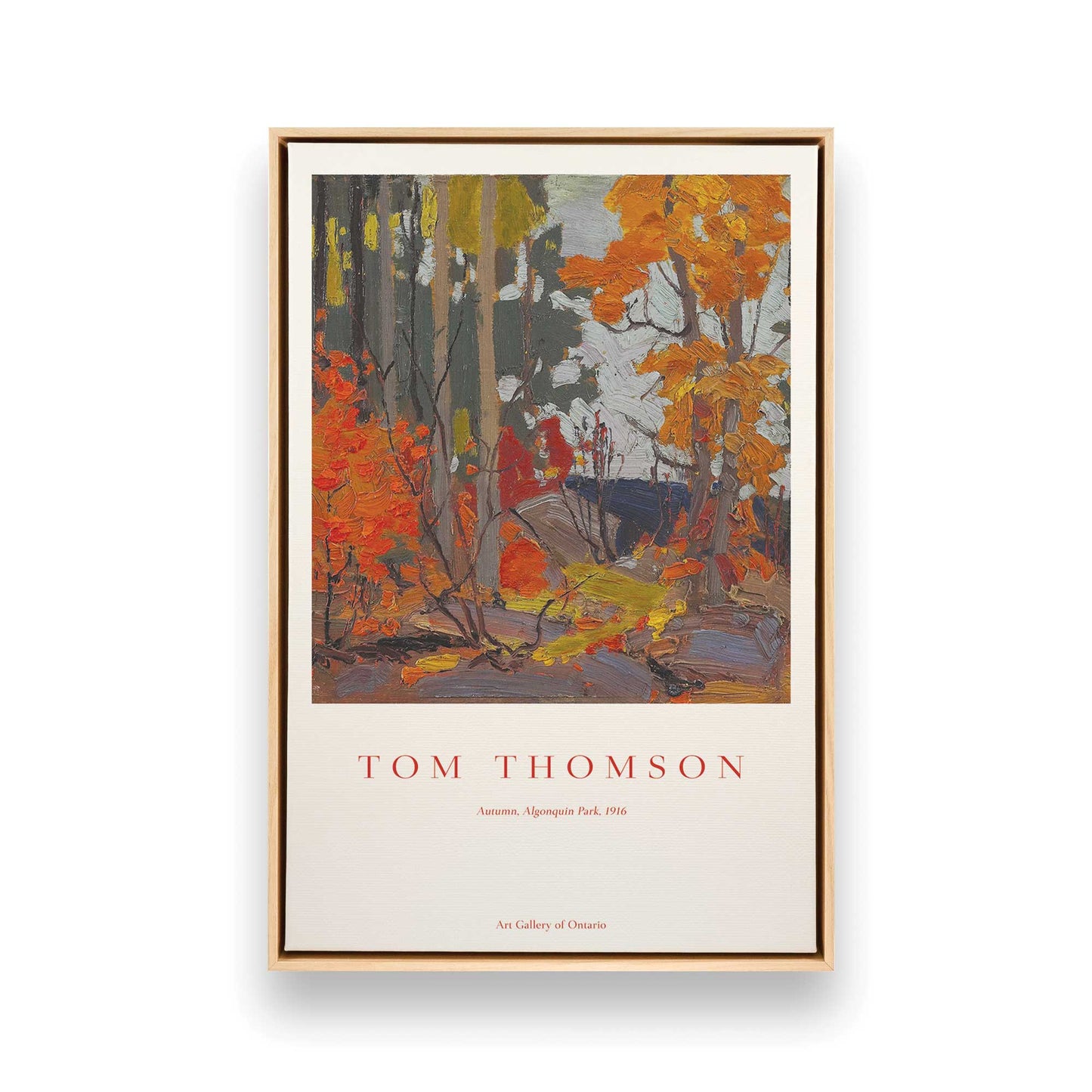 [Color:American Maple], Picture of art in a American Maple frame