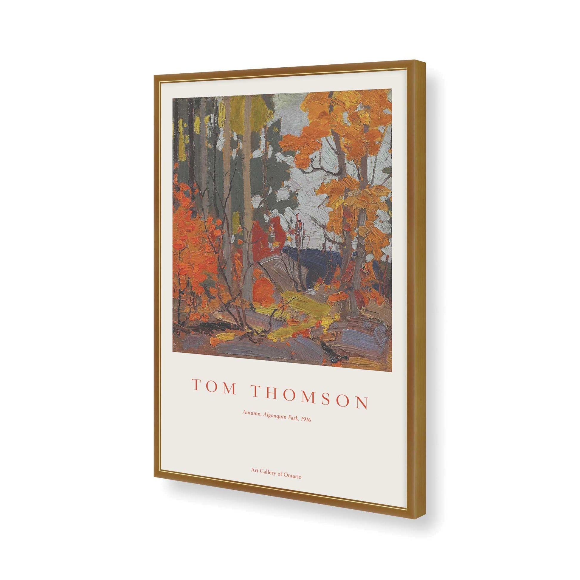 [Color:Polished Gold], Picture of art in a Polished Gold frame of the corner