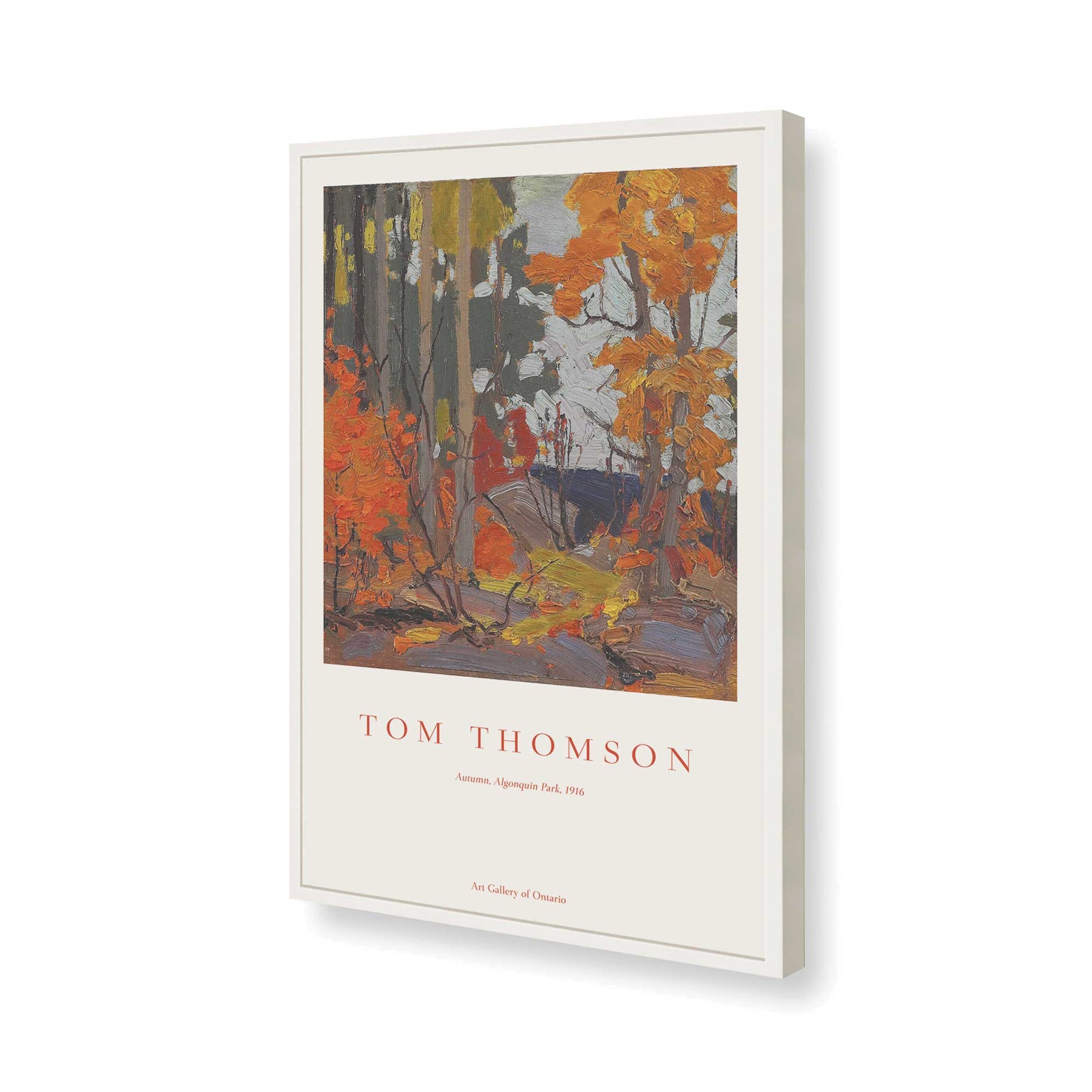 [Color:Opaque White], Picture of art in a Opaque White frame of the corner