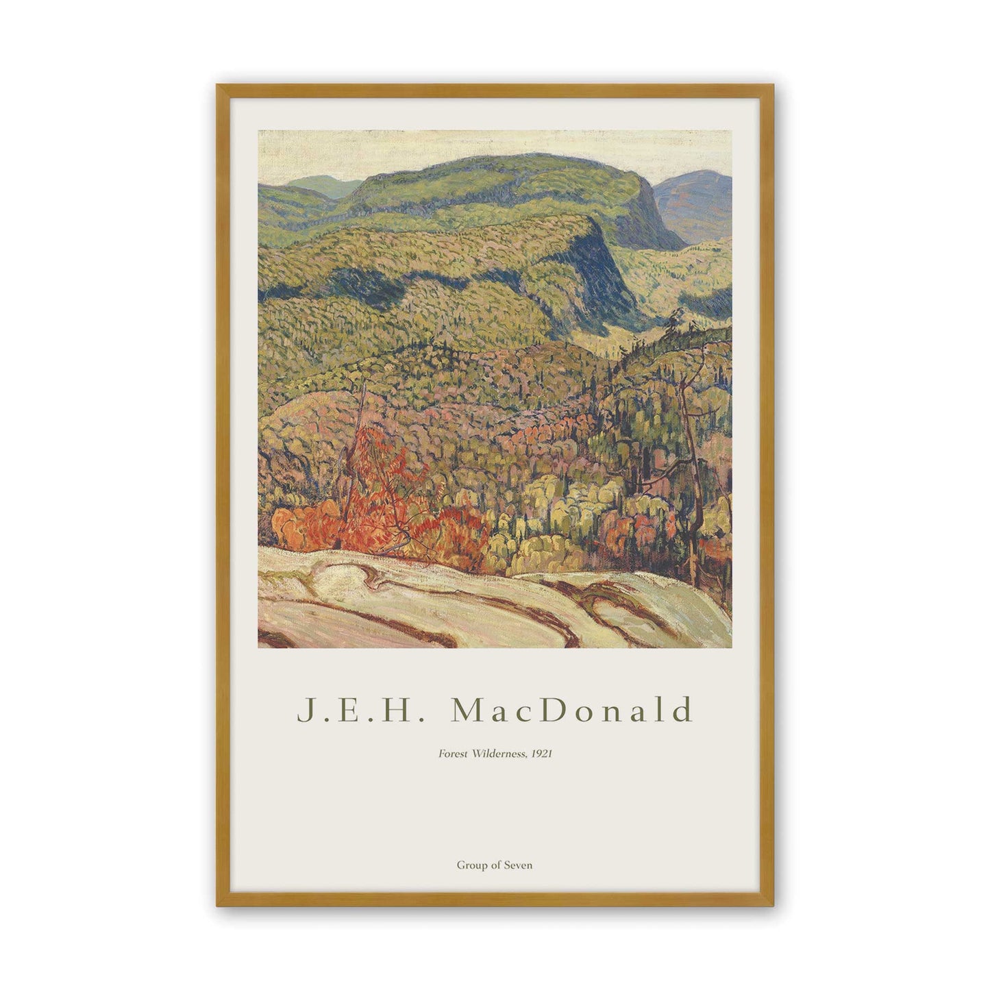 [Color:Polished Gold], Picture of art in a Polished Gold frame