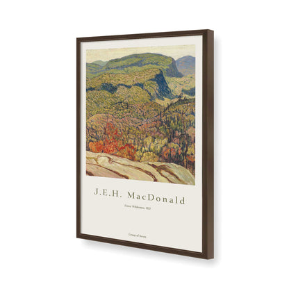 [Color:Belvinder Brown], Picture of art in a Belvinder Brown frame of the corner