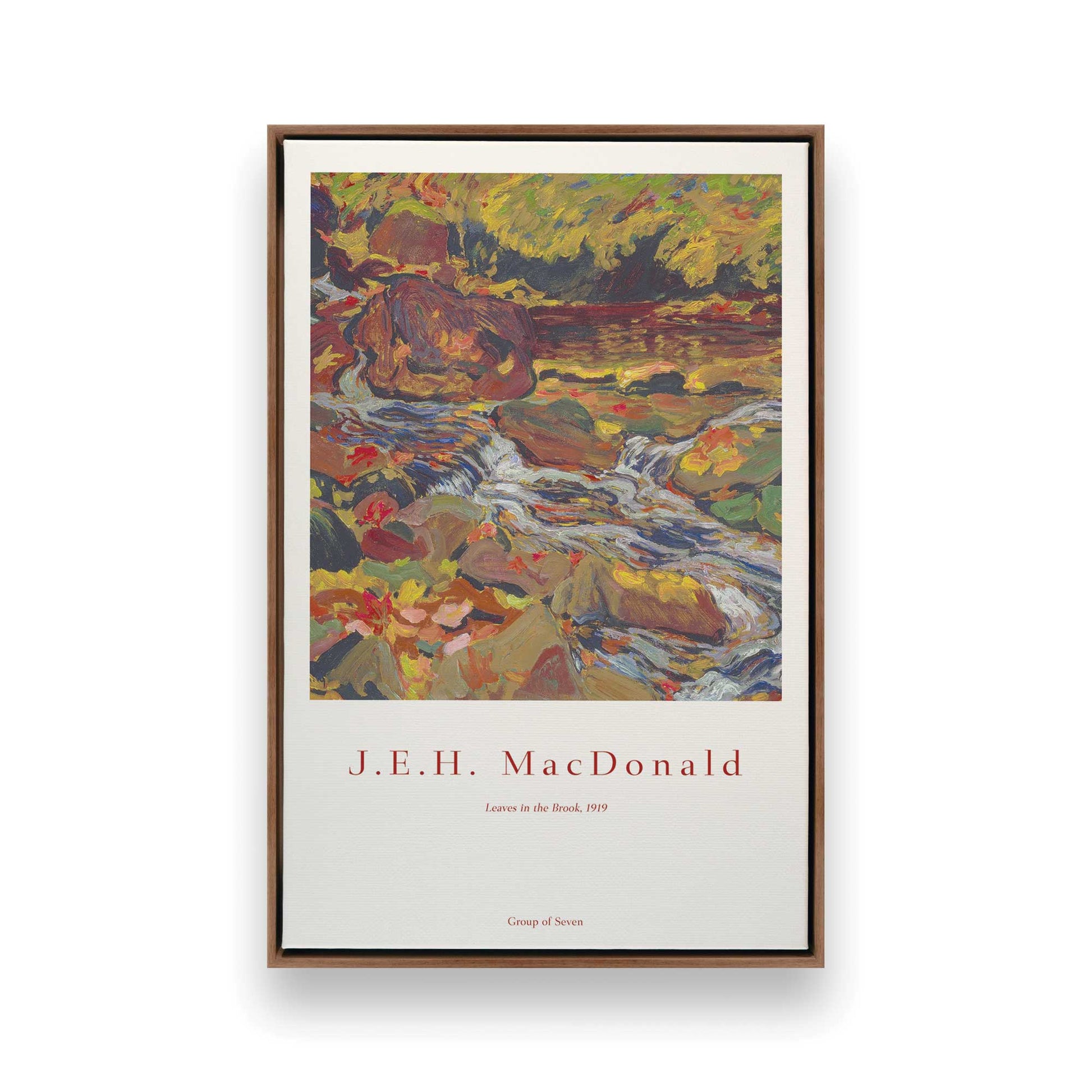 [Color:Walnut], Picture of art in a Walnut frame